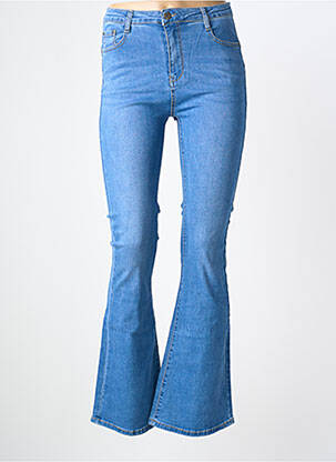Jean coupe flare stretch taille normale bleu VIVID femme