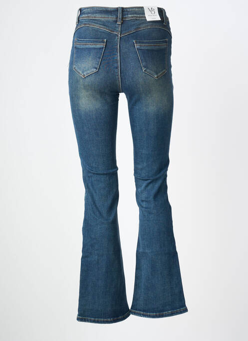 Jean coupe flare stretch taille normale bleu MISS BON femme