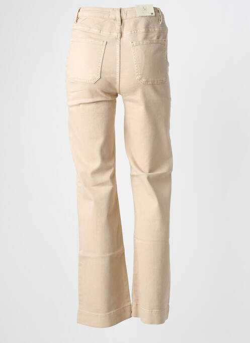 Jeans coupe droite stretch taille normale beige FOLYROSE femme