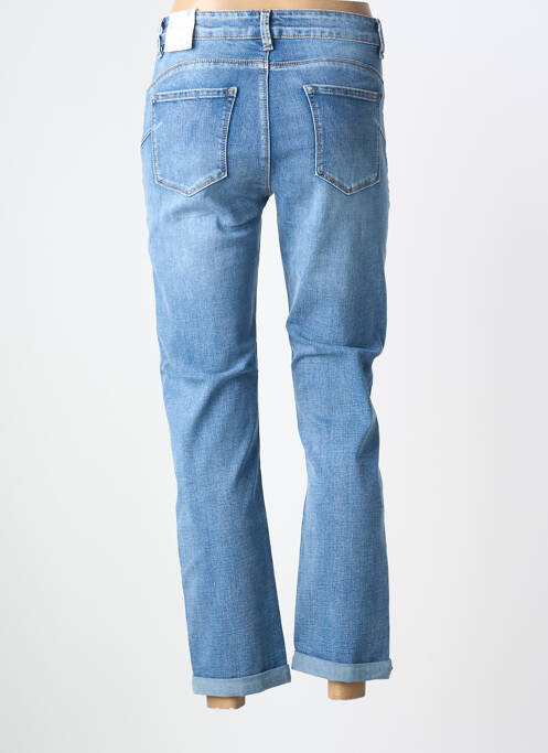 Jeans coupe droite stretch taille normale bleu MAISON ONADO femme