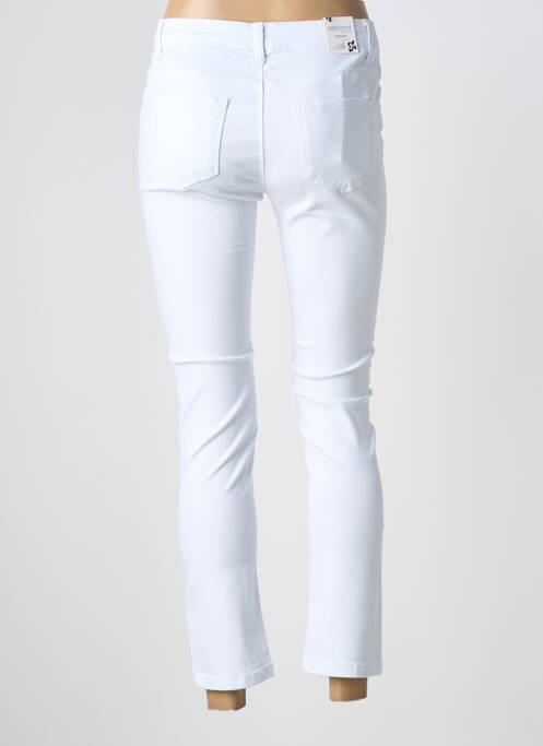 Pantalon 7/8 stretch taille normale blanc MISS FANNY femme