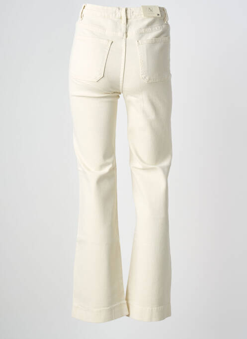 Pantalon flare stretch taille normale beige clair FOLYROSE femme