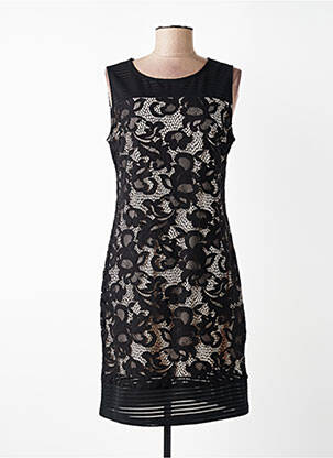 Robe courte sans manche sans manche noir JUS D'ORANGE femme
