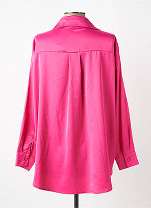 Chemisier coupe fluide manches longues rose AISABELLE femme