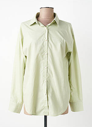 Chemisier coupe droite manches longues vert DODO femme