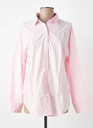 Chemisier coupe droite manches longues rose DODO femme