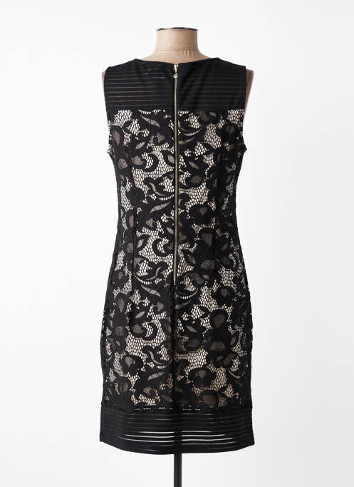 Robe courte sans manche sans manche noir JUS D'ORANGE femme