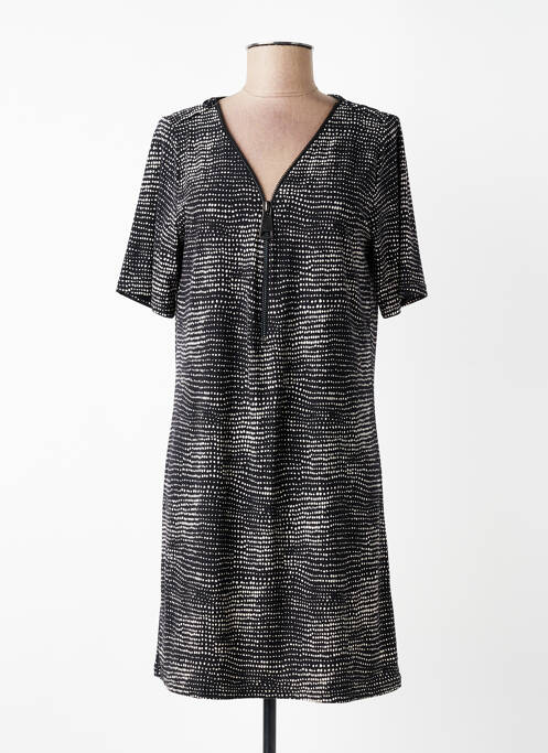 Robe courte manches courtes manches courtes noir FILLE A SUIVRE femme