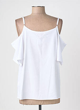 Top manches courtes manches courtes blanc CC COLLECTION femme