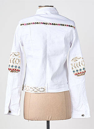 Veste casual col chemisier blanc ZAC & ZOE femme