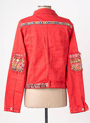 Veste casual col chemisier rouge ZAC & ZOE femme