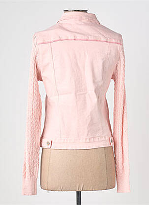 Veste casual col chemisier rose ONADO femme