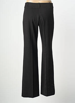 Pantalon droit stretch taille normale noir HIPPOCAMPE femme
