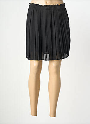 Jupe courte coupe droite noir VINTAGE DRESSING femme