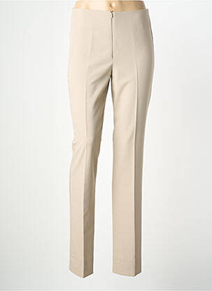 Pantalon droit stretch taille normale beige PAS DE QUOI... femme