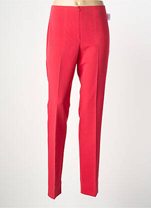 Pantalon droit stretch taille normale rouge PAS DE QUOI... femme
