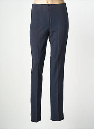 Pantalon slim tissage popeline taille normale bleu PAS DE QUOI... femme