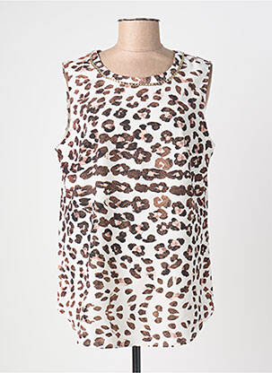 Top sans manche sans manche blanc MY COLLECTION femme