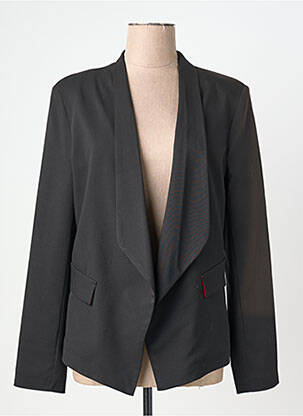 Veste casual coupe droite noir HIPPOCAMPE femme