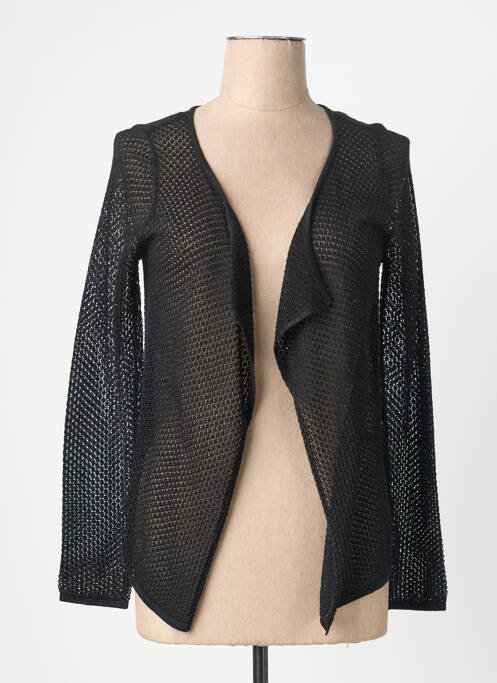 Gilet manches longues coupe cintrée noir JUS D'ORANGE femme