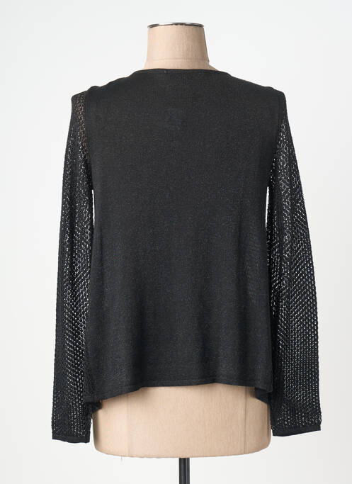 Gilet manches longues coupe cintrée noir JUS D'ORANGE femme