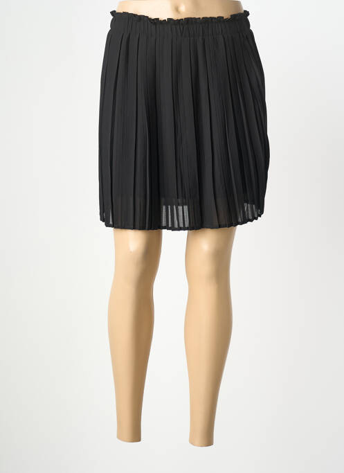 Jupe courte coupe droite noir VINTAGE DRESSING femme