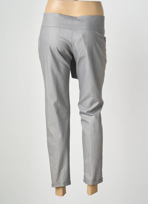 Pantalon 7/8 stretch gris HIPPOCAMPE femme