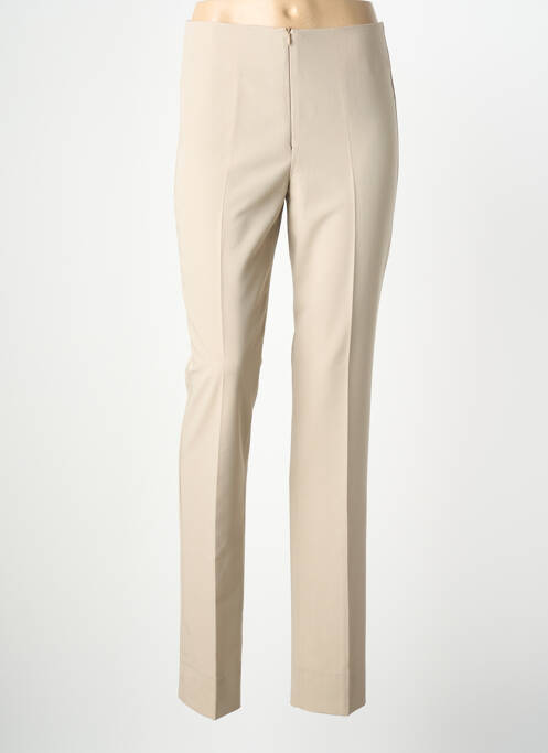 Pantalon droit stretch taille normale beige PAS DE QUOI... femme