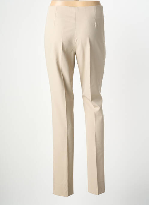 Pantalon droit stretch taille normale beige PAS DE QUOI... femme