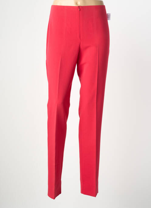 Pantalon droit stretch taille normale rouge PAS DE QUOI... femme