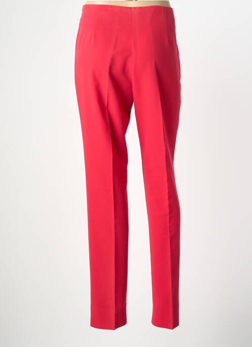 Pantalon droit stretch taille normale rouge PAS DE QUOI... femme