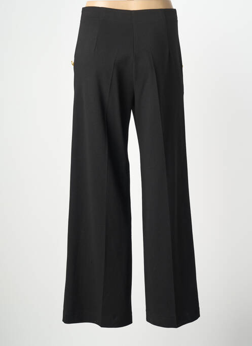 Pantalon large fermeture zip latéral taille normale noir HIPPOCAMPE femme