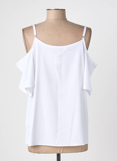 Top manches courtes manches courtes blanc CC COLLECTION femme