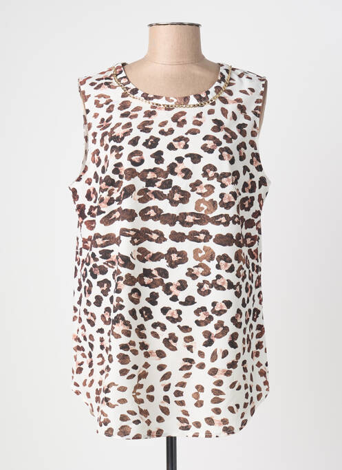 Top sans manche sans manche blanc MY COLLECTION femme