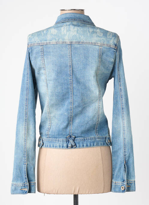 Veste casual col chemisier bleu ONADO femme