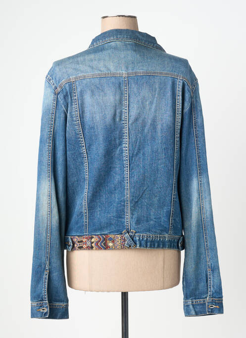 Veste casual coupe droite bleu ONADO femme