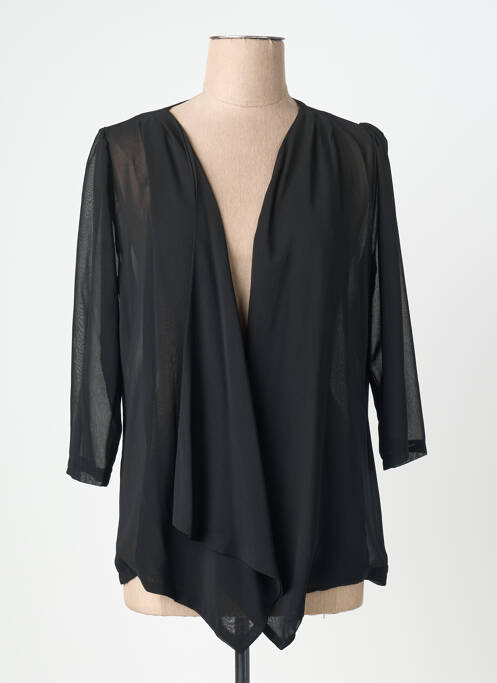 Veste casual coupe droite noir JIMIKA femme