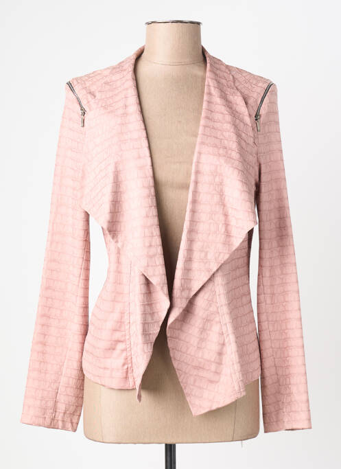 Veste casual coupe cintrée rose CHARMING GIRL femme