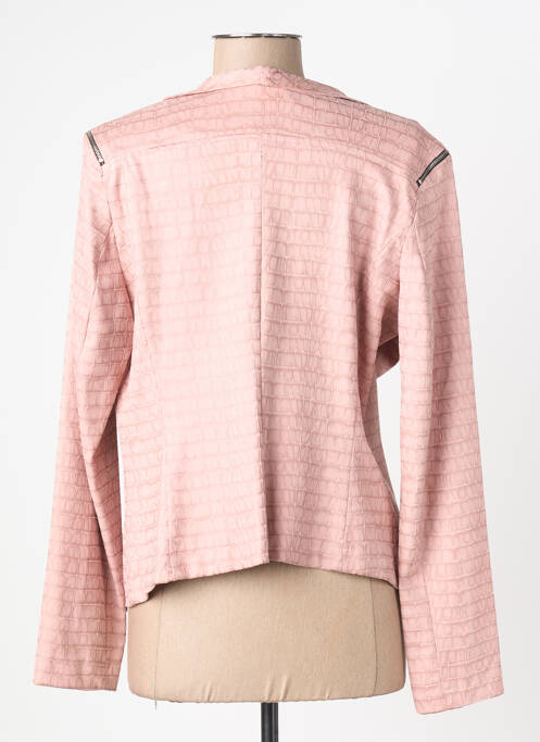 Veste casual coupe cintrée rose CHARMING GIRL femme