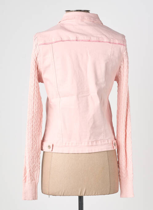 Veste casual col chemisier rose ONADO femme