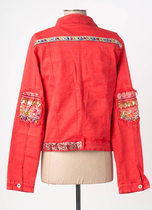 Veste casual col chemisier rouge ZAC & ZOE femme