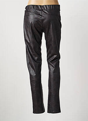 Pantalon slim taille élastique taille normale noir CHARMING GIRL femme
