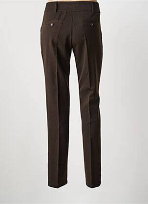 Pantalon slim taille normale taille normale marron ARC EN CIEL femme
