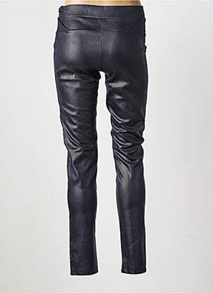 Pantalon slim taille élastique taille normale bleu CHARMING GIRL femme