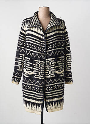 Gilet manches longues stretch noir DN FASHION femme