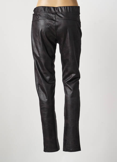 Pantalon slim taille élastique taille normale noir CHARMING GIRL femme