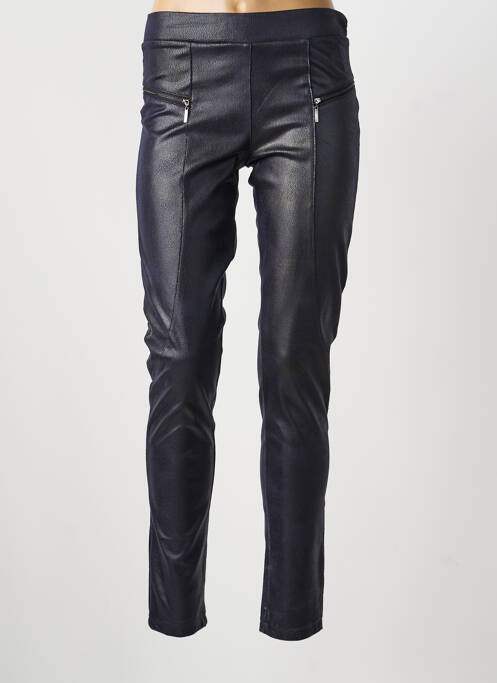 Pantalon slim taille élastique taille normale bleu CHARMING GIRL femme