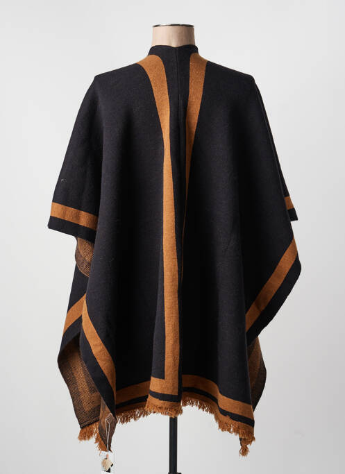 Poncho col v noir MM SWEET femme