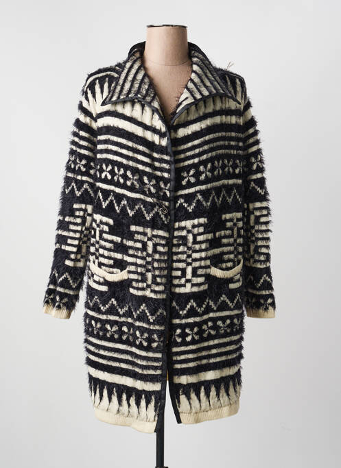 Gilet manches longues stretch noir DN FASHION femme