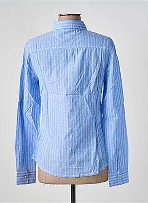 Chemisier coupe cintrée manches longues bleu LA REDOUTE femme